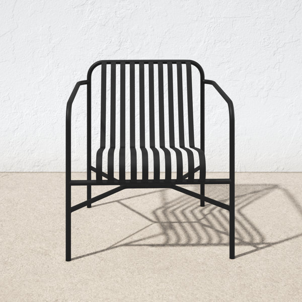 Abra Powder Coated Steel Outdoor Lounge Chair AllModern
